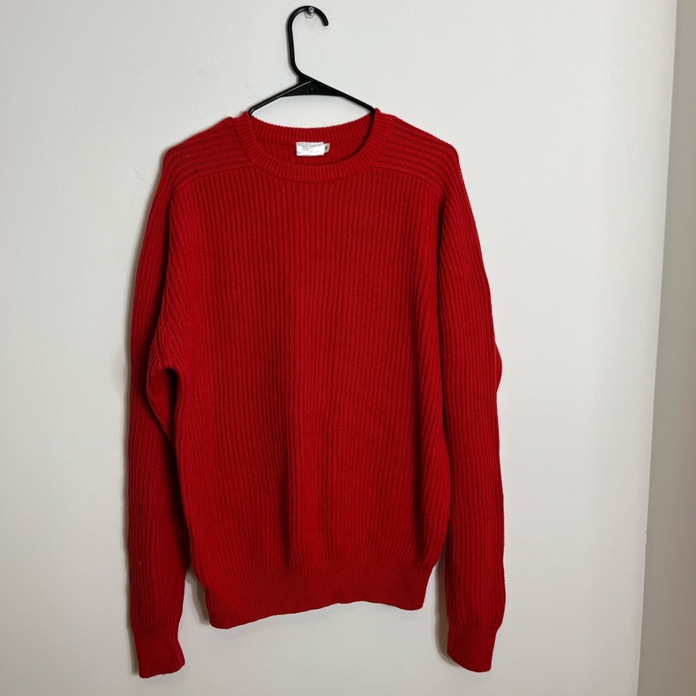 Vintage Cotton Ribbed Crewneck Sz XL